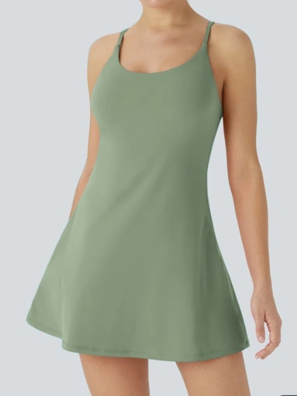 HALARA Mint Green Lightweight Active Skort